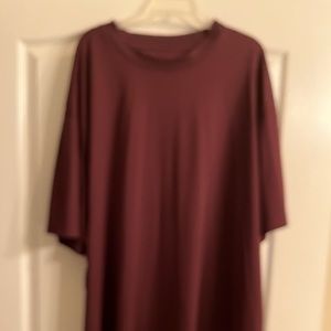 Maroon men top size 5X